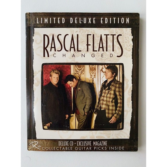 Rascal Flatts Changed Deluxe CD Exclusive Magazine, Guitar Picks (missing one) - Picture 1 of 5